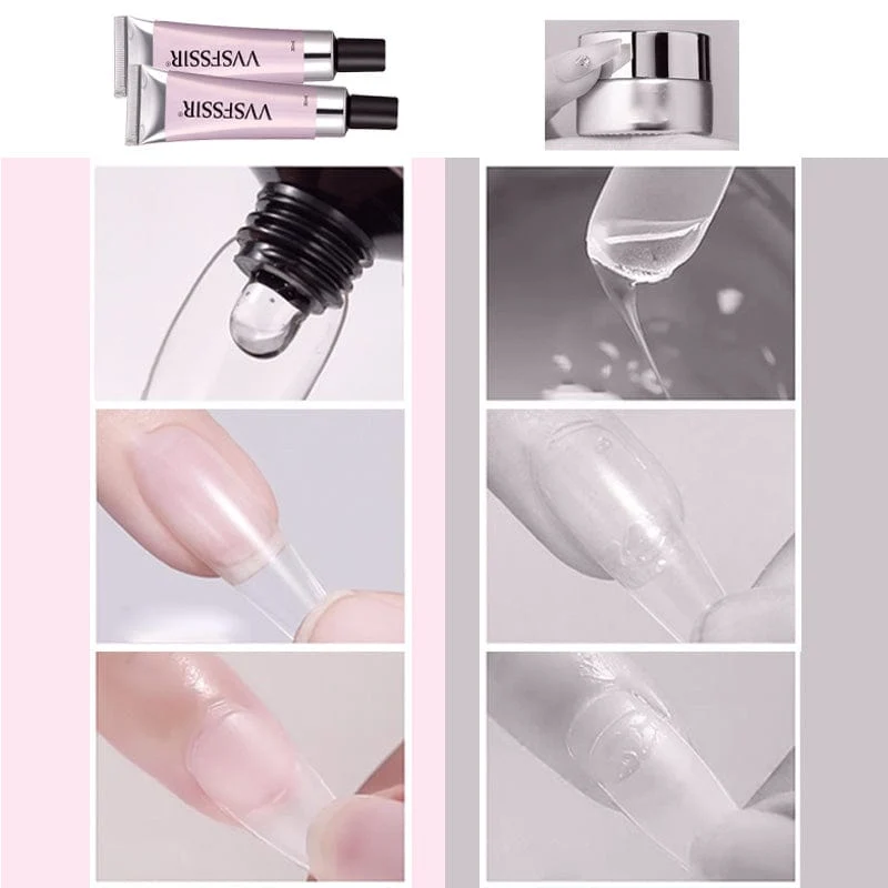 Nagelkleber Gel für Press-On-Nägel 30 ml | Extra starker Halt & langanhaltend | Schonend & präzise Anwendung