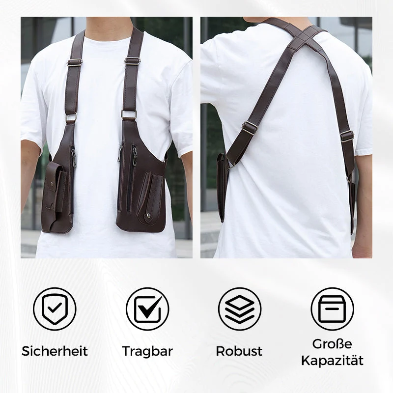 Diebstahlsichere Umhängetasche mit verstecktem Design | Kompakte Anti-Diebstahl Tasche für Reisen & Alltag | Sicher & Praktisch