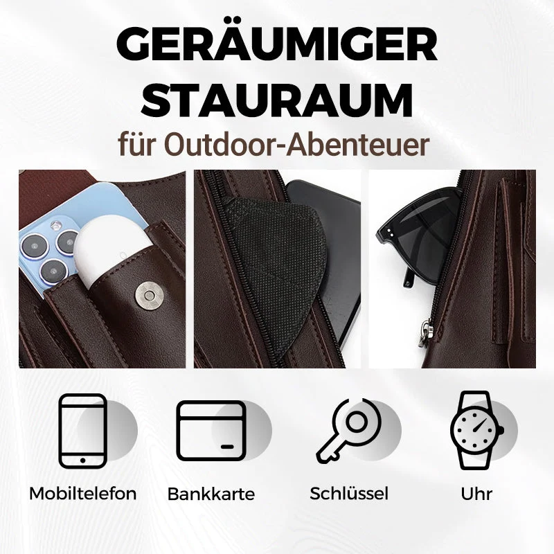 Diebstahlsichere Umhängetasche mit verstecktem Design | Kompakte Anti-Diebstahl Tasche für Reisen & Alltag | Sicher & Praktisch