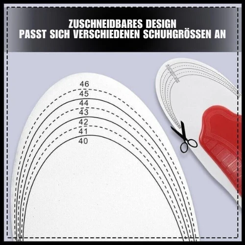 Druckentlastungskissen für Schuhe | Ergonomische Fußpolster mit Stoßdämpfung | 1+1 Set für Alltag & Arbeit