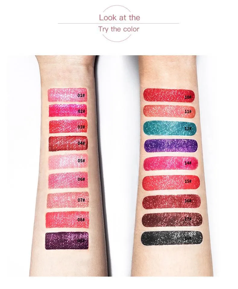 Flüssiger Glitzer-Lippenstift | Langanhaltend, Wasserfest & Vegan | 18 Farben | GlitzerGloss™