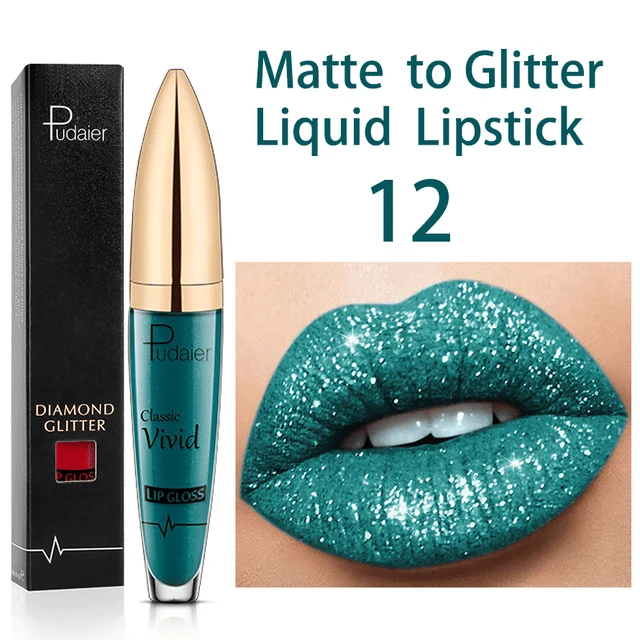 Flüssiger Glitzer-Lippenstift | Langanhaltend, Wasserfest & Vegan | 18 Farben | GlitzerGloss™