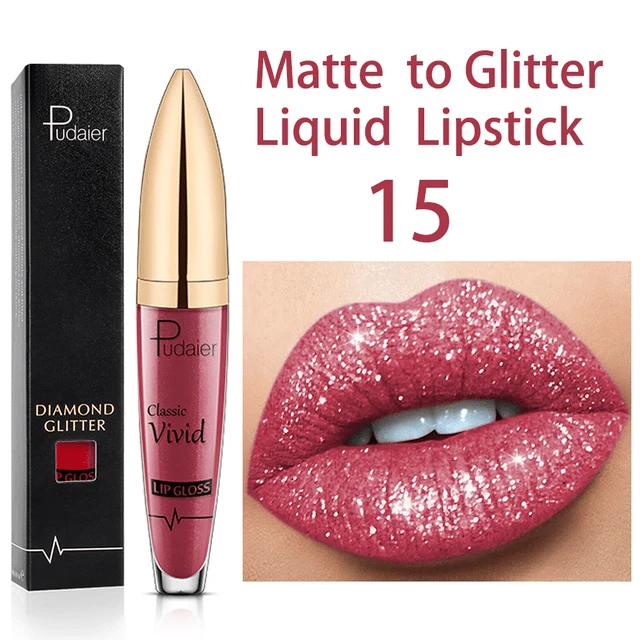 Flüssiger Glitzer-Lippenstift | Langanhaltend, Wasserfest & Vegan | 18 Farben | GlitzerGloss™
