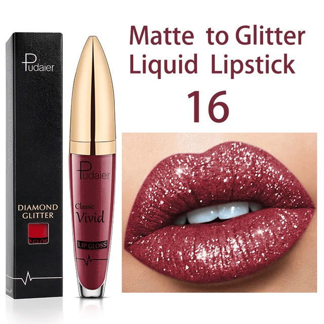 Flüssiger Glitzer-Lippenstift | Langanhaltend, Wasserfest & Vegan | 18 Farben | GlitzerGloss™