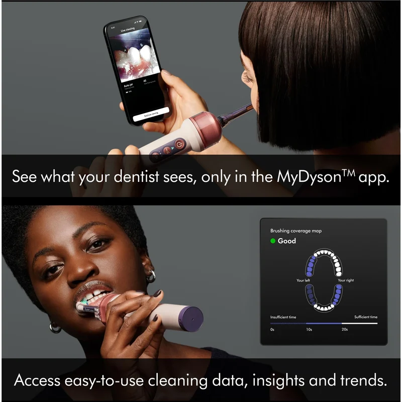 Dyson CameraJet™ Electric Toothbrush With Flosser and Starter Kit (Ultra Blue)