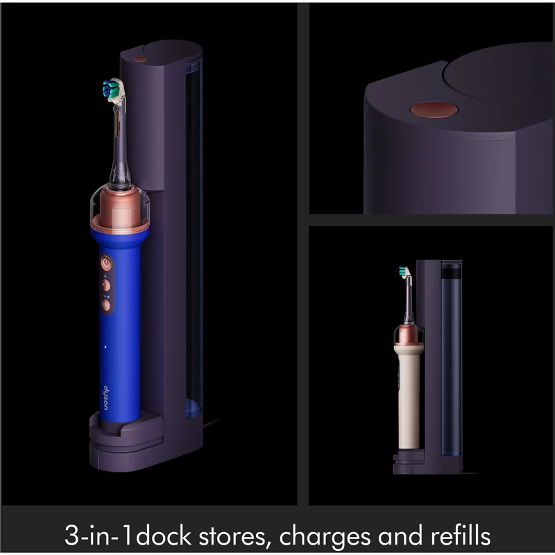 Dyson CameraJet™ Electric Toothbrush With Flosser and Starter Kit (Ultra Blue)