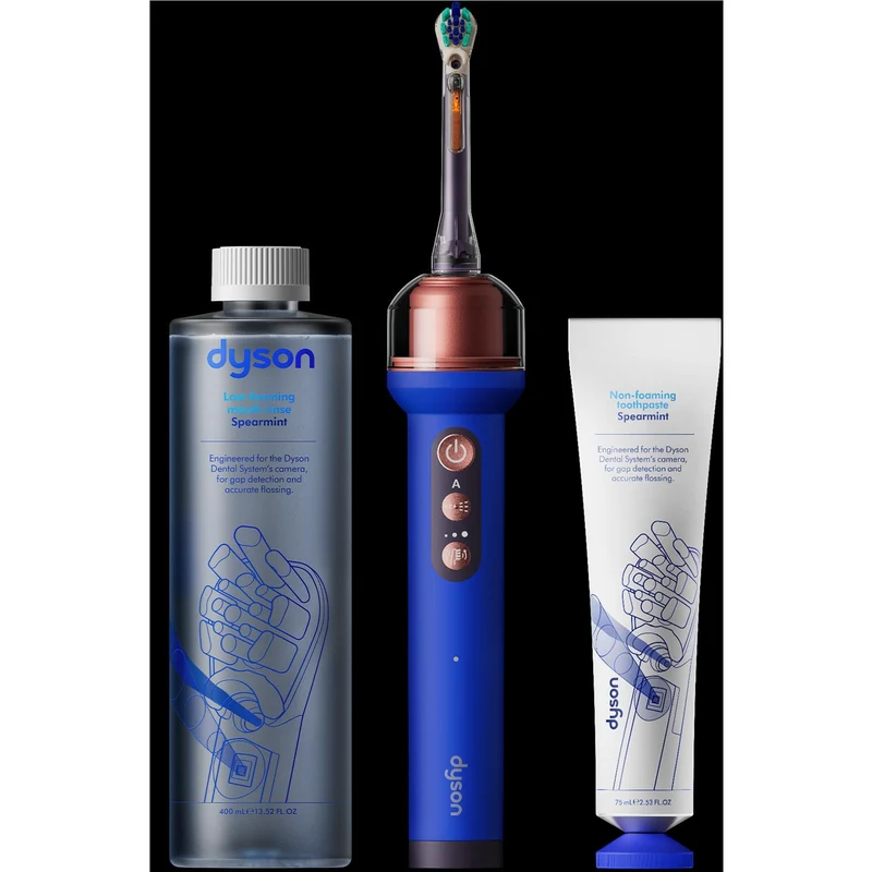 Dyson CameraJet™ Electric Toothbrush With Flosser and Starter Kit (Ultra Blue)
