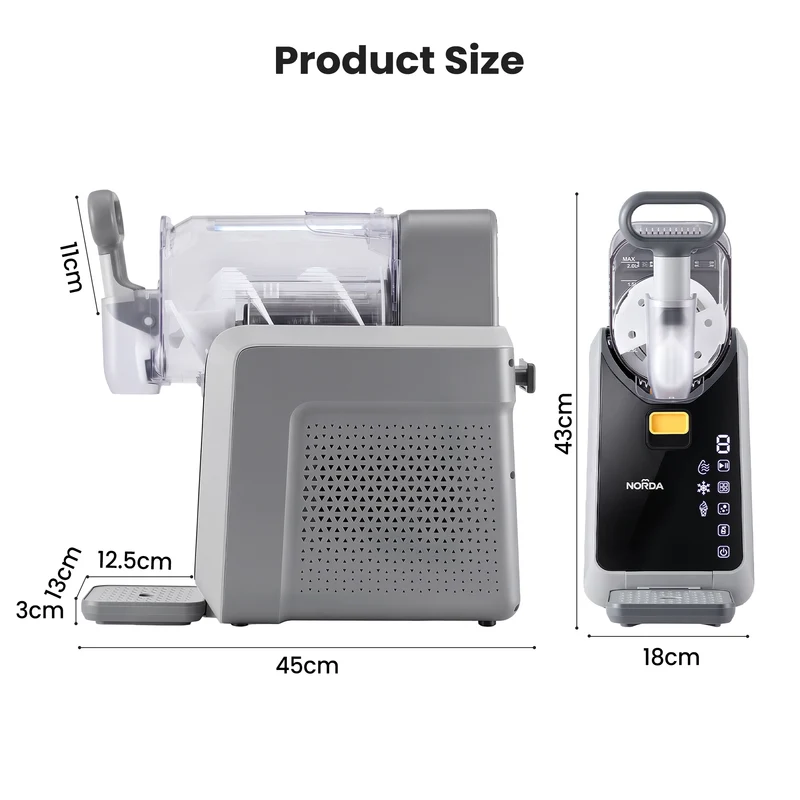NORDA 2L Slushie Machine Frozen Drink Maker