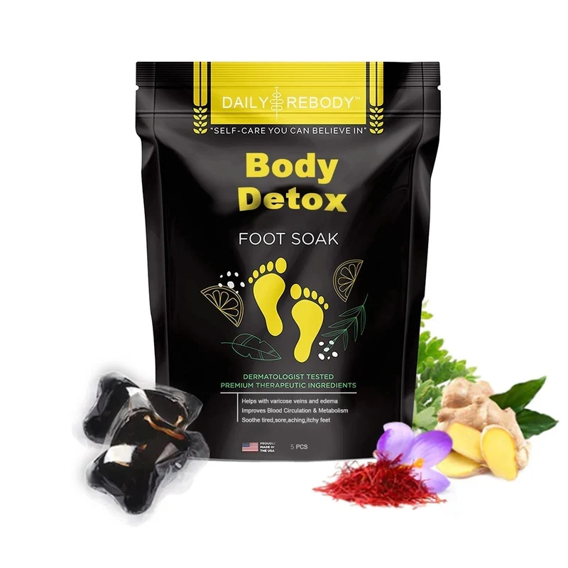 HerbalFootSculpt™ Kräuter-Entgiftungs- und -Reinigungsfußbad-Perlen
