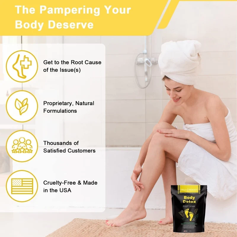 HerbalFootSculpt™ Kräuter-Entgiftungs- und -Reinigungsfußbad-Perlen