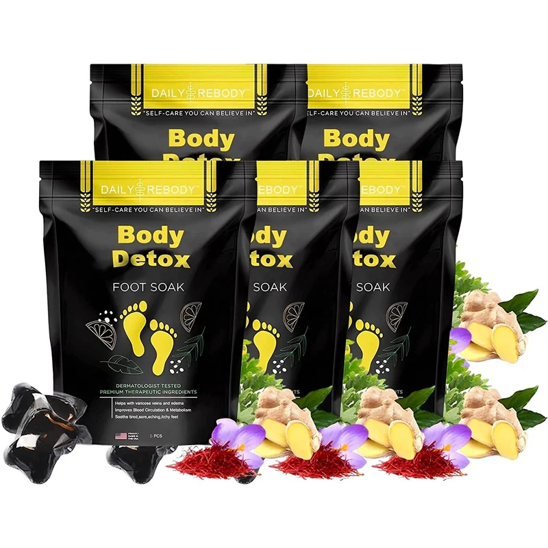 HerbalFootSculpt™ Kräuter-Entgiftungs- und -Reinigungsfußbad-Perlen