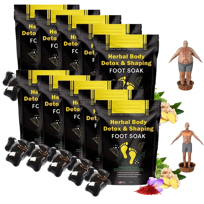 HerbalFootSculpt™ Kräuter-Entgiftungs- und -Reinigungsfußbad-Perlen