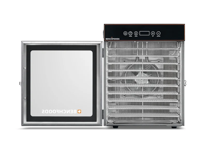 Benchfoods Food-Grade Stainless Steel Dehydrator 10 Tray Biltong Bundle (0-199 hrs)