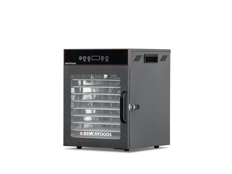 Benchfoods Electric Food Dehydrator Stainless Steel 10 Tray 199hrs (Black)