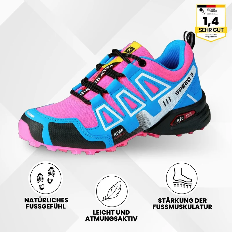 Trekking- & Wanderschuhe ergonomisch schmerzlindernd | rutschfeste Sohle & wasserdicht | ultraleicht, stabil für Alltag & Outdoor