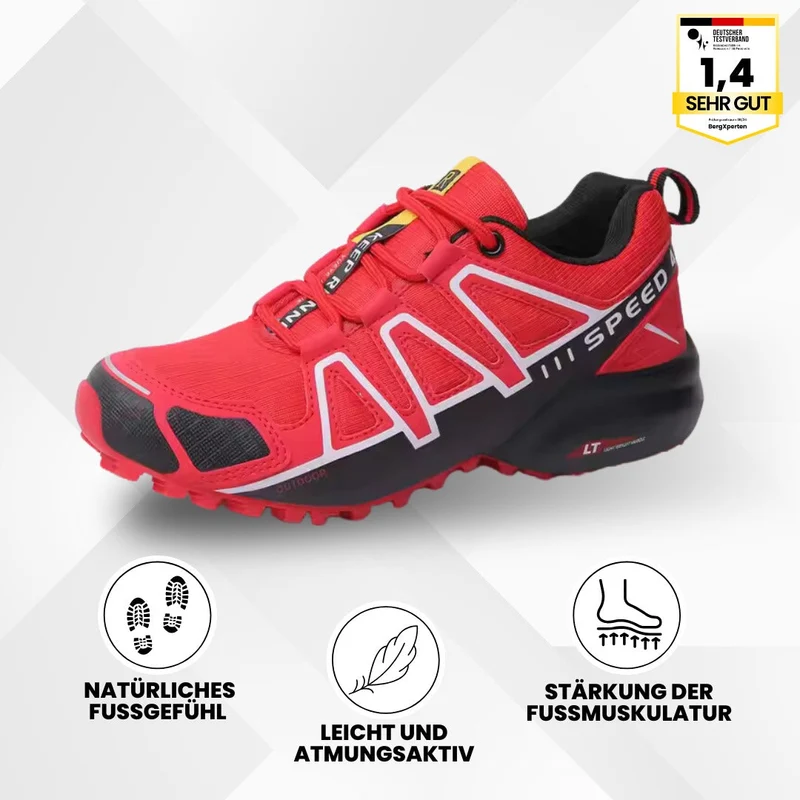 Trekking- & Wanderschuhe ergonomisch schmerzlindernd | rutschfeste Sohle & wasserdicht | ultraleicht, stabil für Alltag & Outdoor