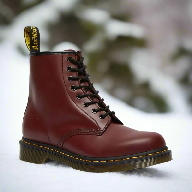 Herren Schnürstiefel | Klassisches Design | Gepolsterter Komfort | Eco-Leder