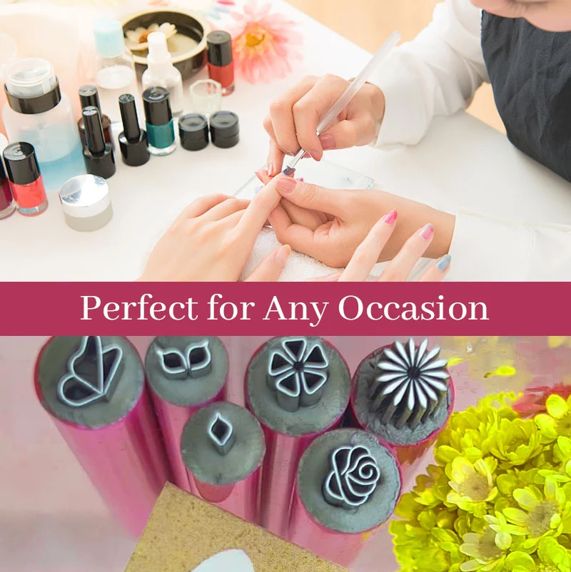 StempelPerfekt™ Nail Art Stempelstift | Präzise Poliermuster | Schnelltrocknende Tinte | Kompakt & Einfach zu Reinigen