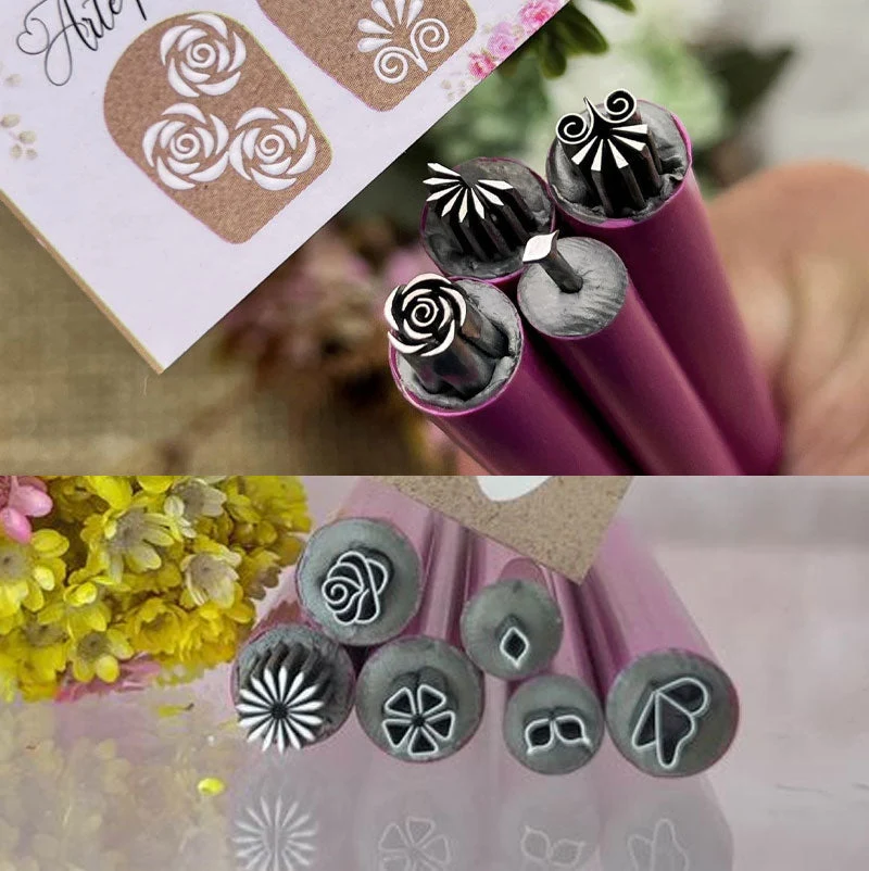 StempelPerfekt™ Nail Art Stempelstift | Präzise Poliermuster | Schnelltrocknende Tinte | Kompakt & Einfach zu Reinigen