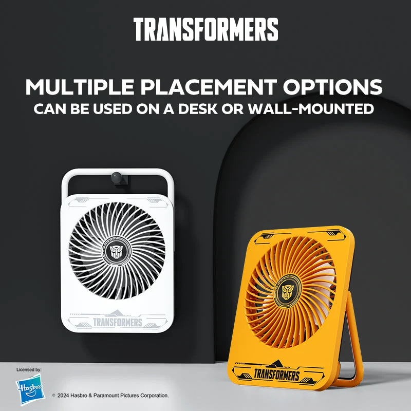Transformers TF-F01 Portable Desktop Fan (White)