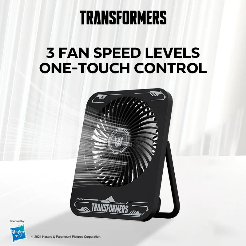 Transformers TF-F01 Portable Desktop Fan (White)
