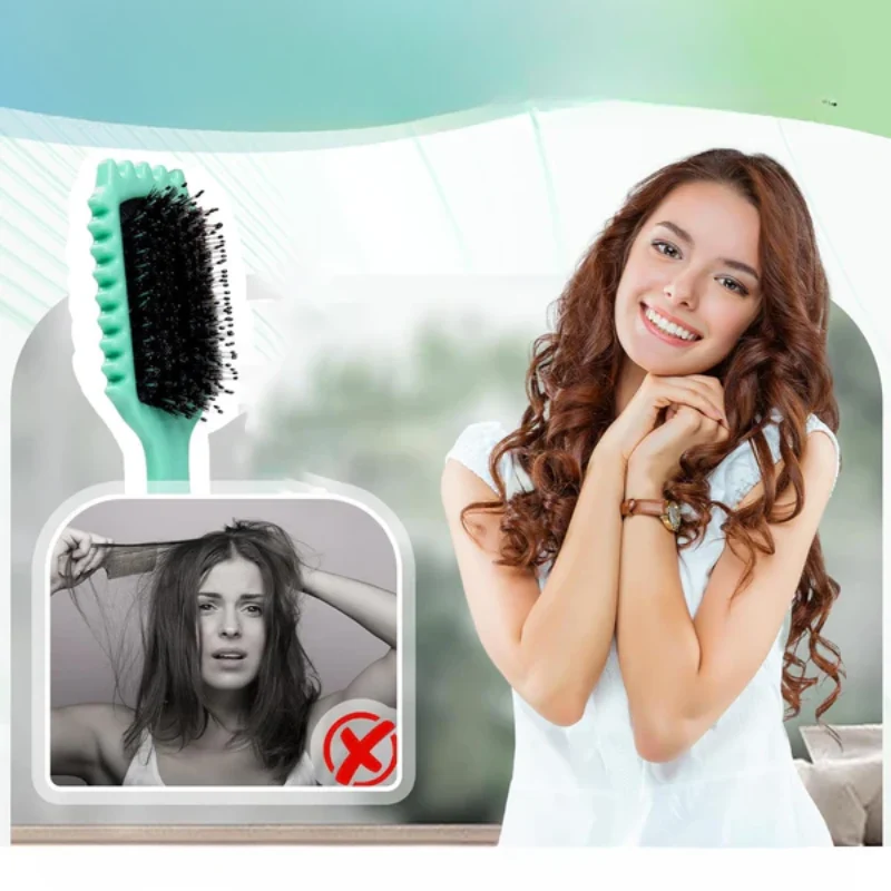 2-in-1 Lockenbürste für definierte Locken | Entwirrt sanft & reduziert Frizz | Für nasses & trockenes Haar | Für alle Haartypen