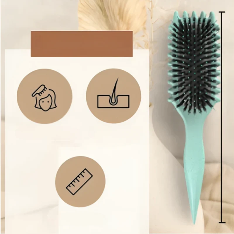 2-in-1 Lockenbürste für definierte Locken | Entwirrt sanft & reduziert Frizz | Für nasses & trockenes Haar | Für alle Haartypen