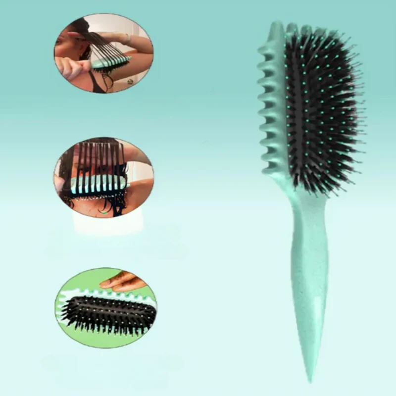 2-in-1 Lockenbürste für definierte Locken | Entwirrt sanft & reduziert Frizz | Für nasses & trockenes Haar | Für alle Haartypen