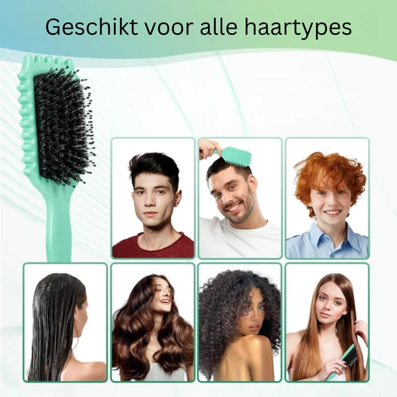 2-in-1 Lockenbürste für definierte Locken | Entwirrt sanft & reduziert Frizz | Für nasses & trockenes Haar | Für alle Haartypen