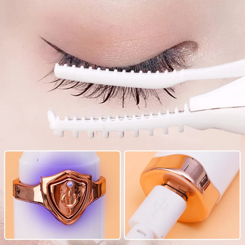 Erwärmte Wimpernzange | Elektrisch & Schonend | Langanhaltender Schwung in Sekunden | Beauty Tool für volle Wimpern