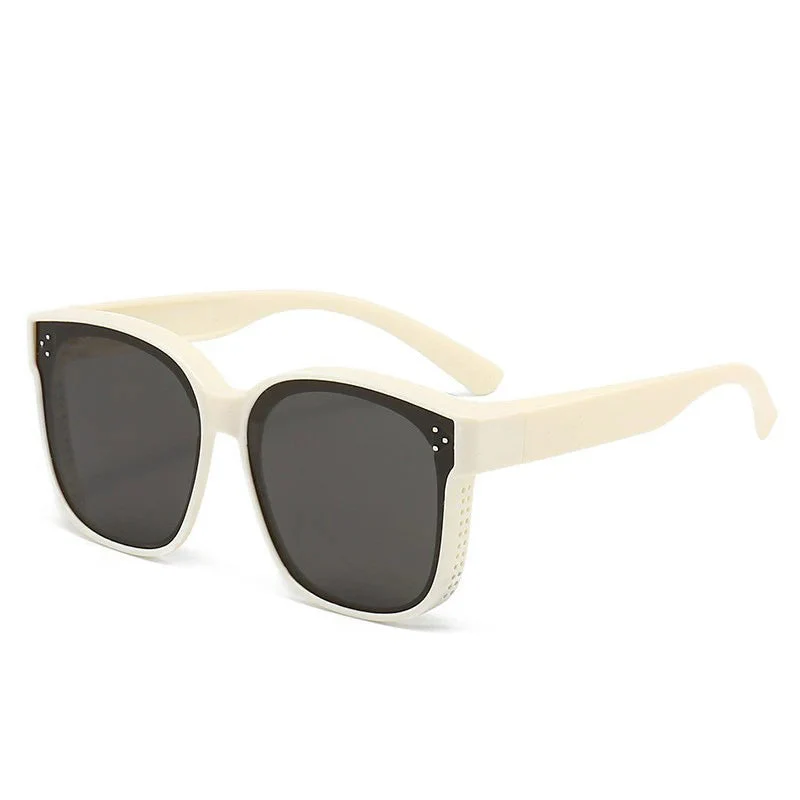 Überbrille mit UV400 Schutz für Damen & Herren | Sonnenbrille zum Überziehen über Sehhilfe | leichte Outdoor & Reisebrille
