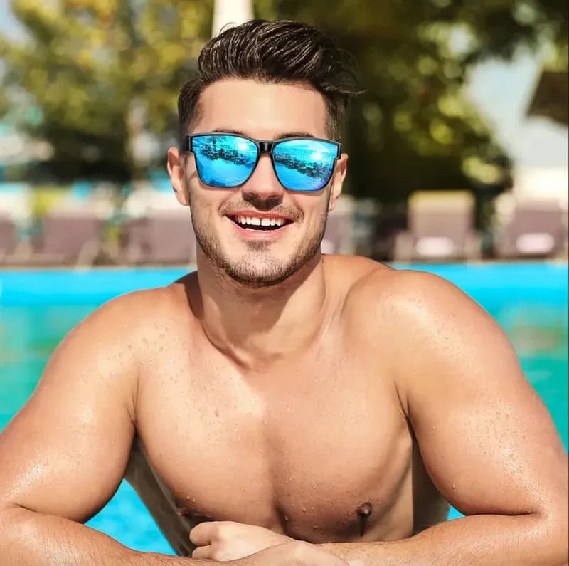 Überbrille mit UV400 Schutz für Damen & Herren | Sonnenbrille zum Überziehen über Sehhilfe | leichte Outdoor & Reisebrille