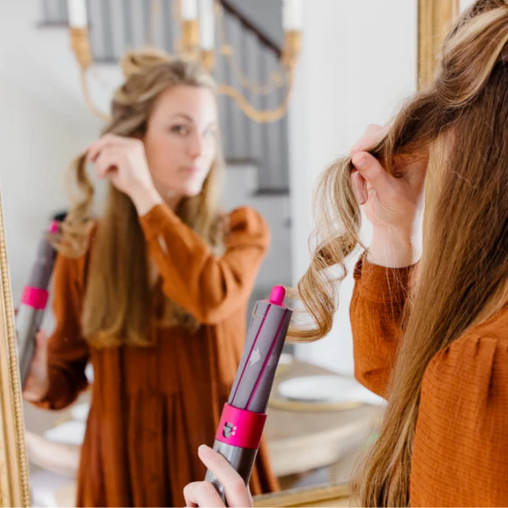 6-in-1 Heißluft-Hairstyler Set mit Aufsätzen & Box | Trocknen, Locken, Glätten & Volumen | 3 Stufen, für alle Haartypen