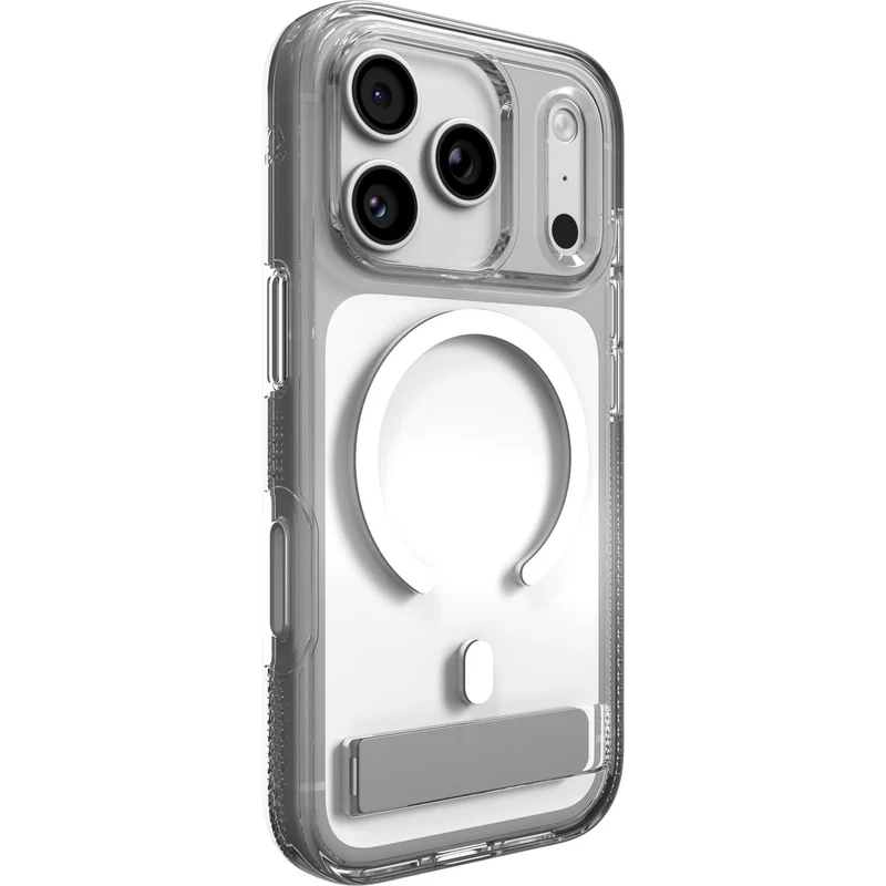ZAGG Crystal Palace Snap KickStand Case for iPhone 18 Pro/17 Pro (Clear)