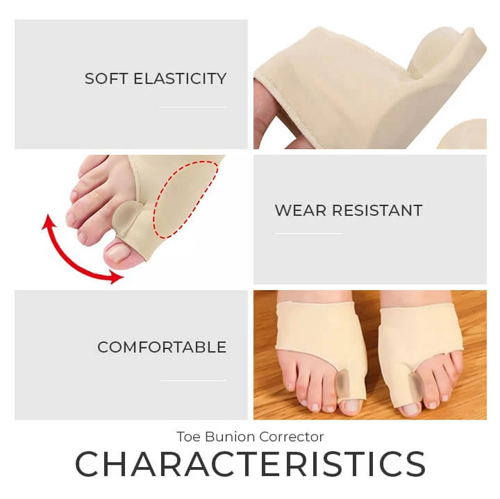 Hallux Valgus Korrekturschiene verstellbar | orthopädische Zehenschiene zur Druckentlastung | atmungsaktiv & leicht | für Tag & Nacht
