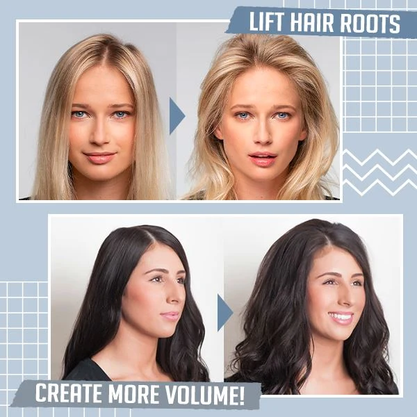 Haar Volumen Clip Root Lift Tool | Sofortiges Haaransatz-Volumen ohne Hitze | für feines & plattes Haar Styling Clip