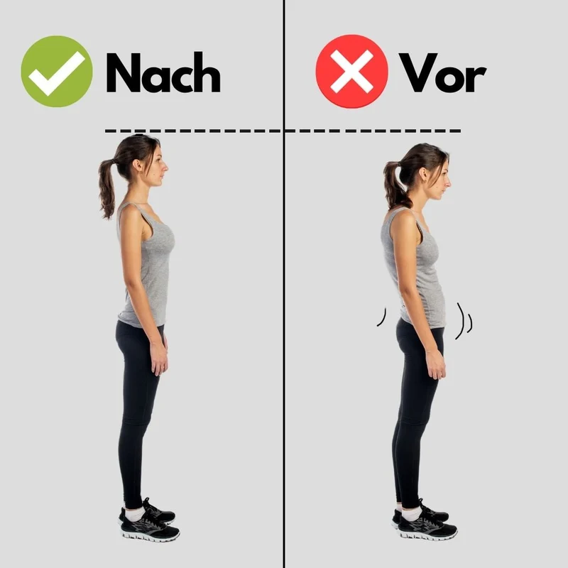 Rückenhaltungskorrektor verstellbar | Rückenstütze für Haltung & Komfort | Atmungsaktive Rückenbandage