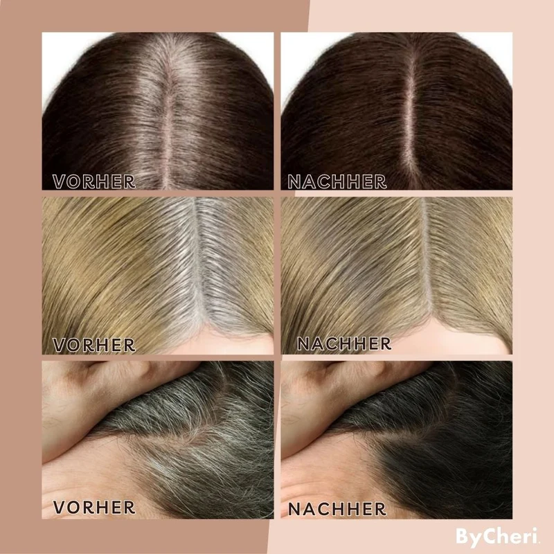 Haar Puder Ansatz Abdeckung | Grauhaar Kaschierung & Haarverdichtung | Wasserfestes Haar Make-up Set