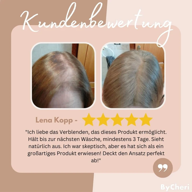 Haar Puder Ansatz Abdeckung | Grauhaar Kaschierung & Haarverdichtung | Wasserfestes Haar Make-up Set