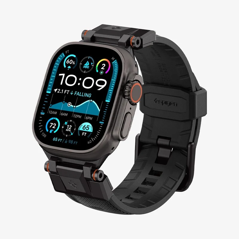 Spigen Apple Watch 49mm 46mm 45mm 44mm 42mm DuraPro Armor Band (Black Edition)