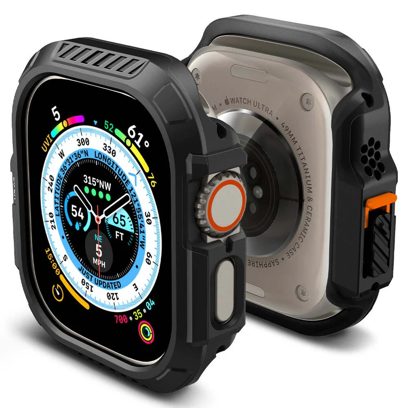 Spigen Apple Watch Ultra 4/3/2/1 49mm Lock Fit Case (Black)