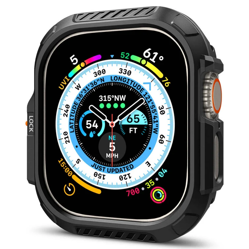 Spigen Apple Watch Ultra 4/3/2/1 49mm Lock Fit Case (Black)