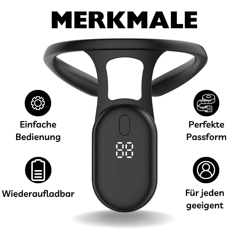 Tragbares Nackenmassagegerät kabellos | Vibrationsmassage für Nacken & Schultern | leicht & ergonomisch | Neck & Shoulder Relax