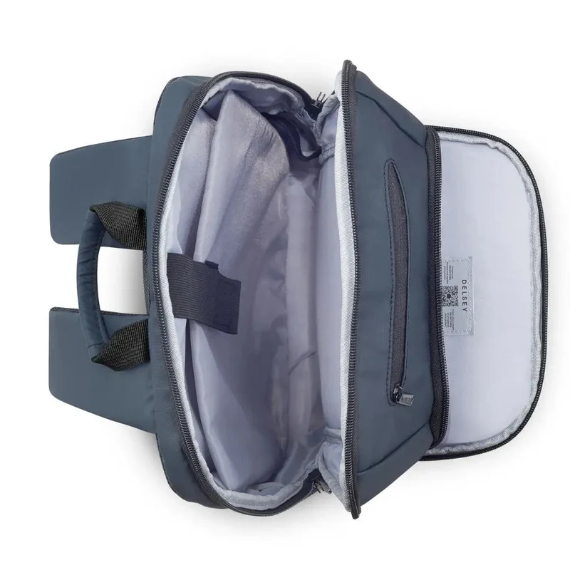 Delsey Parvis Plus 15.6" Laptop Backpack WP Grey