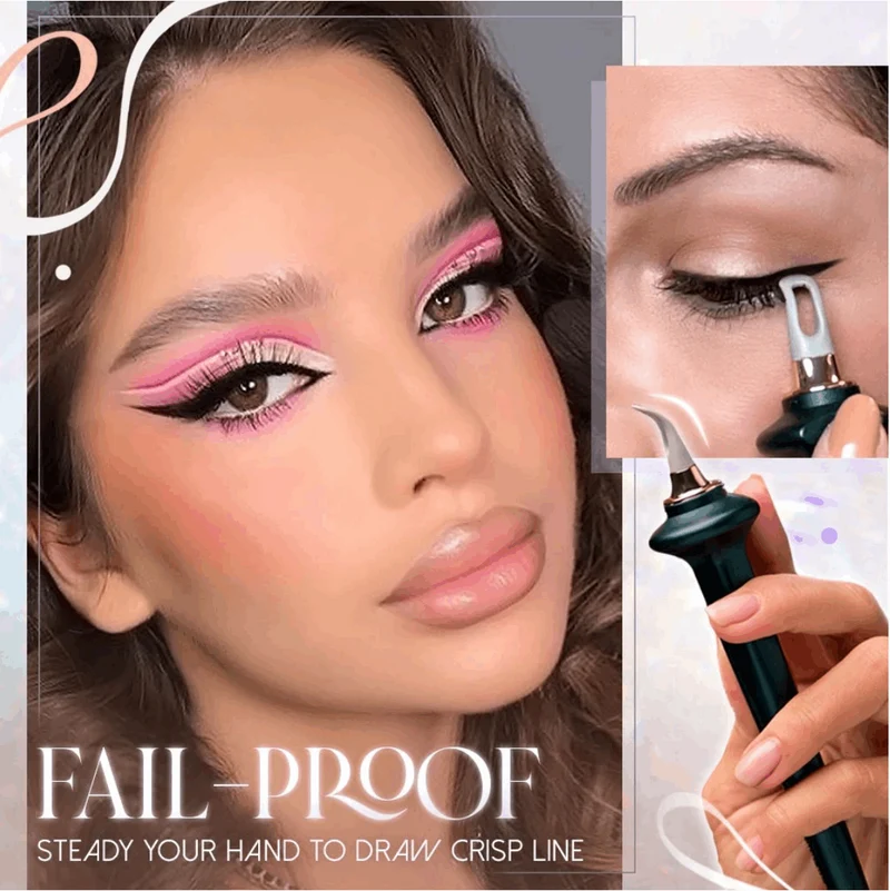 1 + 1 Gratis | Eyeliner Formwerkzeug | Präzise Linien & Winged Look | Für Anfänger & Profis