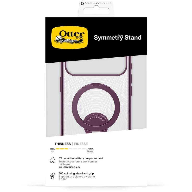 OtterBox Symmetry Magnetic Stand Case for iPhone 18 Pro Max (Purple)