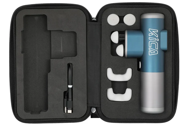 Kica K3 Double-Head Massage Gun - 3-Mode (Blue)