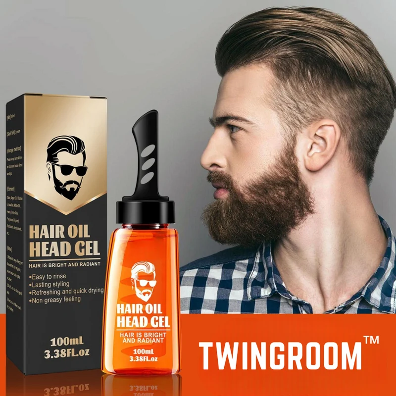 FrisurFix™ 2-in-1-Haargel mit Kamm (1+1 FREE)