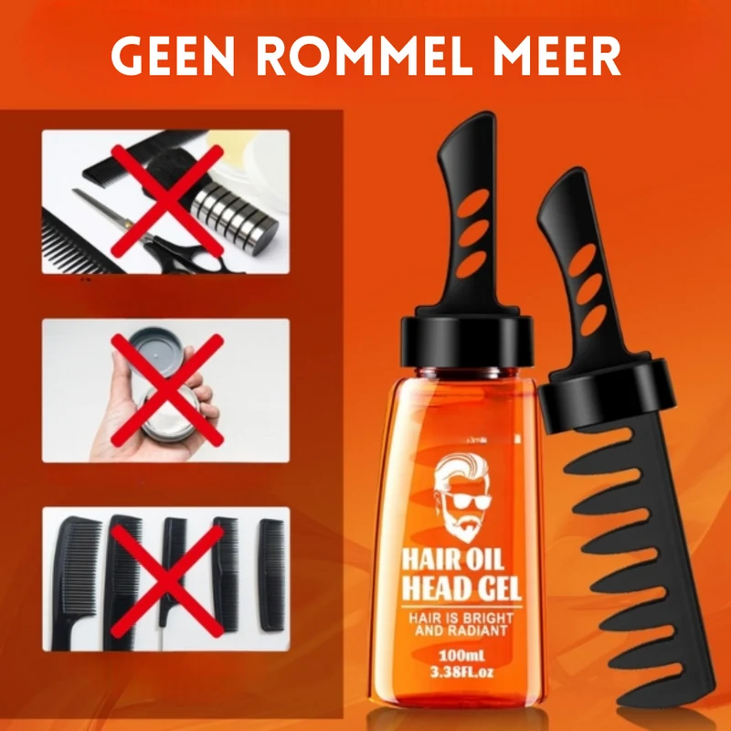 FrisurFix™ 2-in-1-Haargel mit Kamm (1+1 FREE)