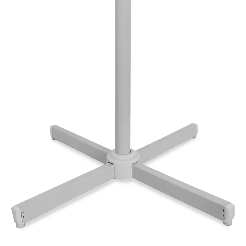 Sheffield 1.25m Tall Pedestal Oscillating Fan Self Standing with 40cm Head in White